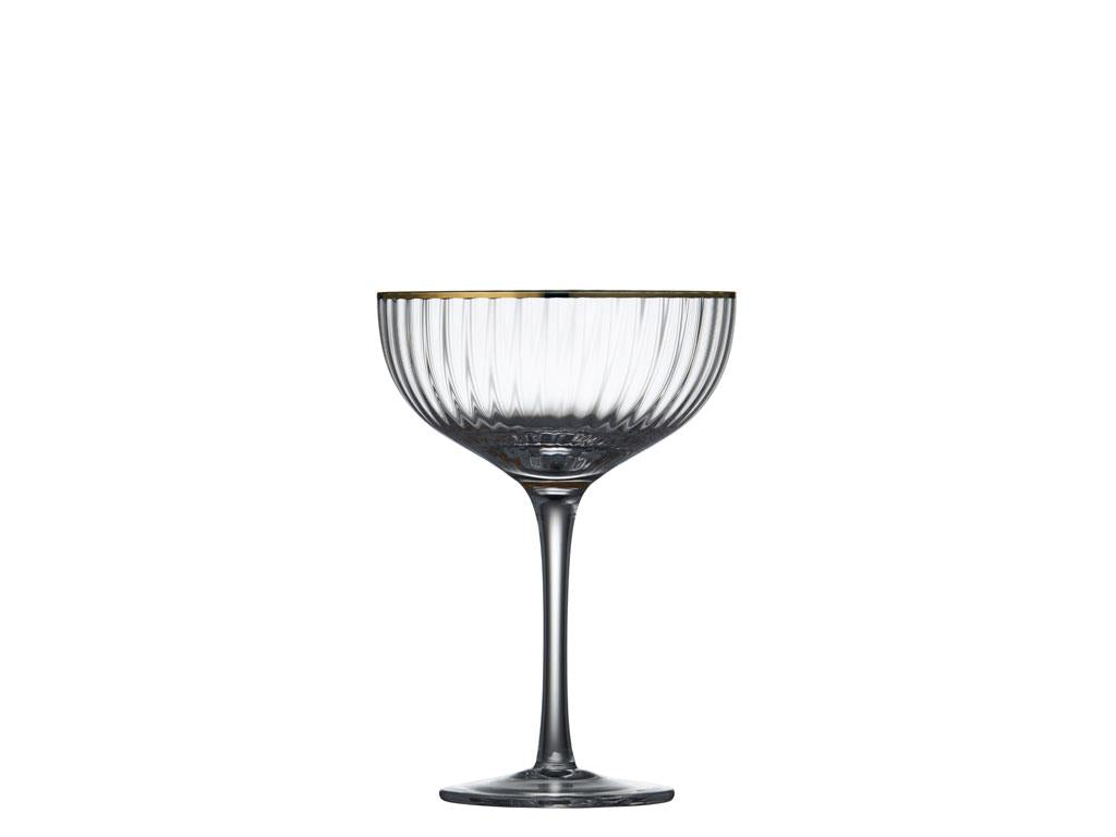 praktisk Beliggenhed hagl Køb Palermo Cocktailglas, guldfarvet - 4 stk. fra Lyngby Glas | Bahne.dk