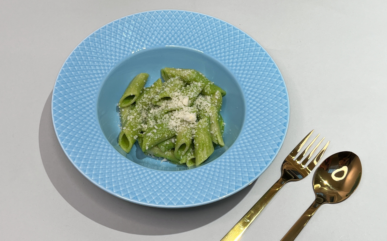 Grøn pasta m. spinat