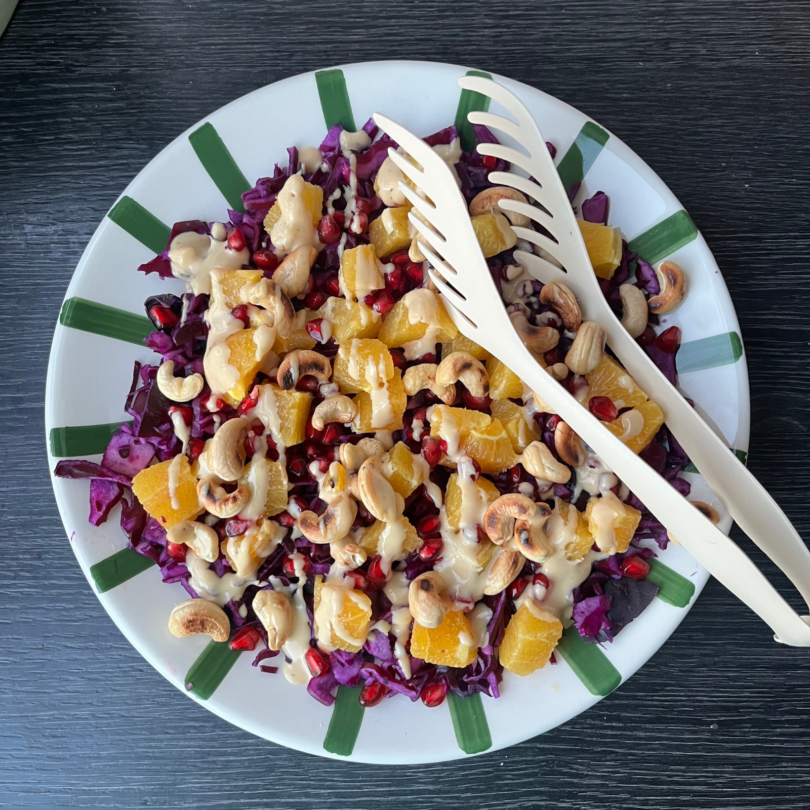 Rødkålssalat med appelsiner