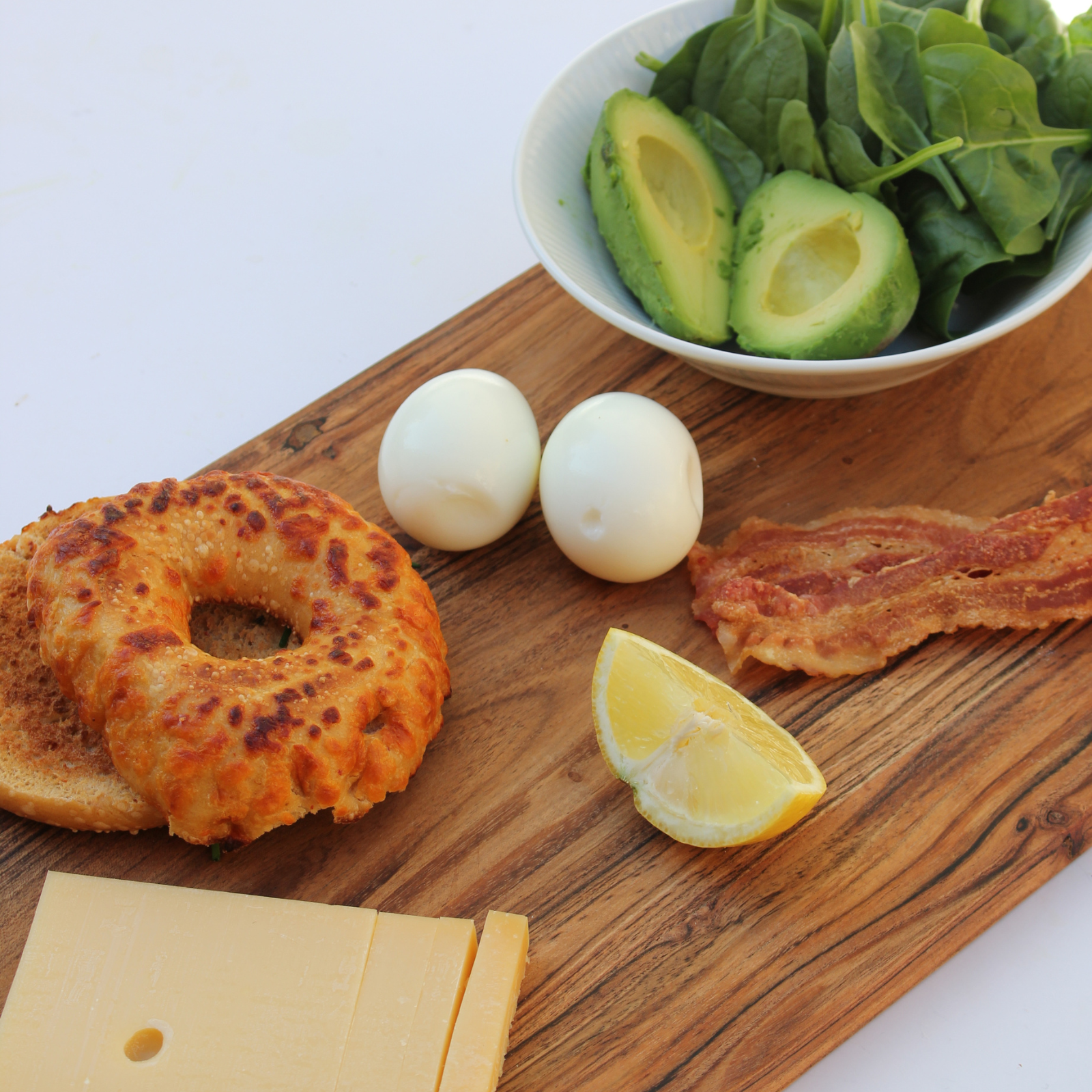 Chopskrift m. æg & avocado