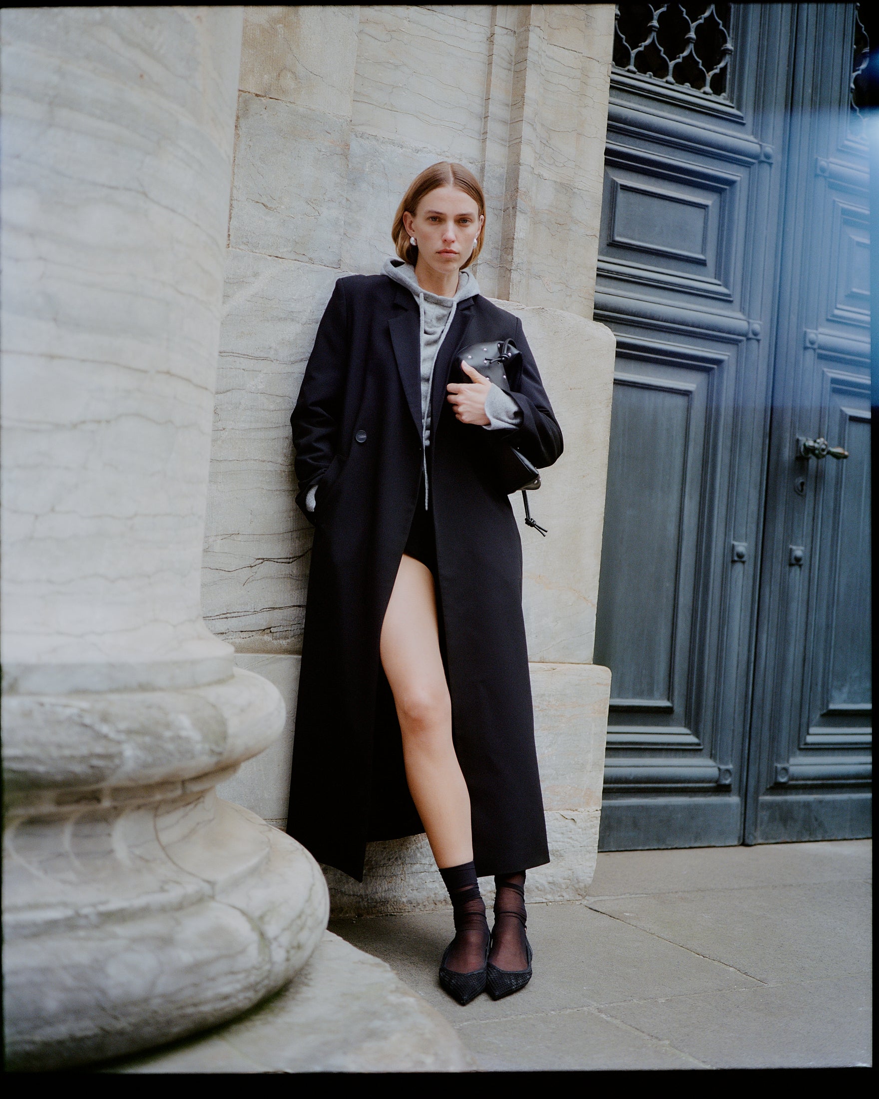 Herbie lang Blazer - sort