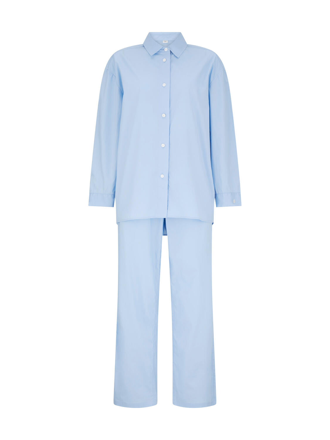 Essential natsæt – Shirt Blue