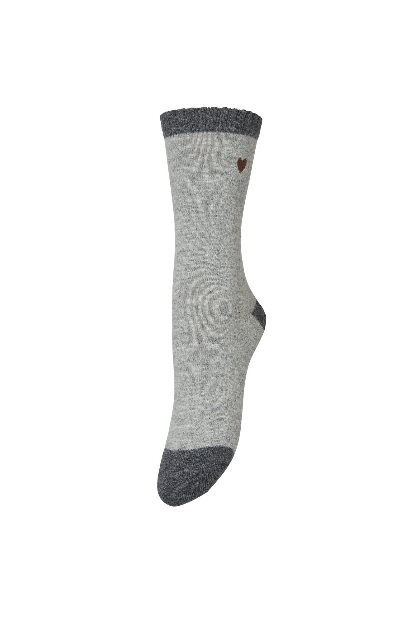 Hearty Wola sok – Grey melange