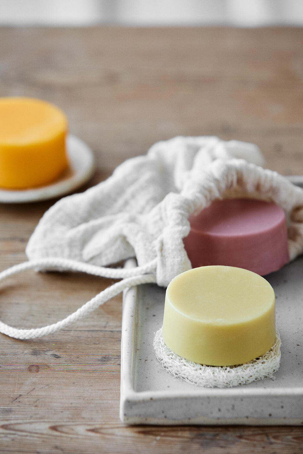 Shampoobar No. 3, Broccoli Seed Oil/Jasmine/Rose - 65g