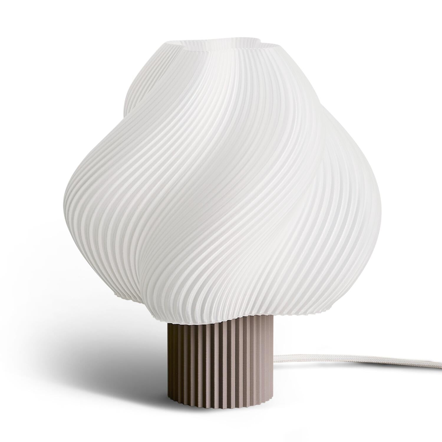 Soft Serve bordlampe, H34 cm - Mocha