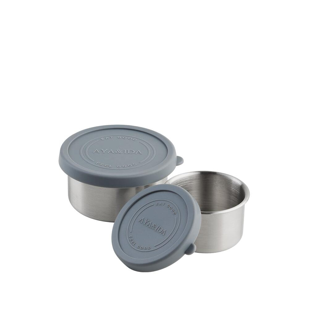 Snack Container, Dark Grey - 2 stk