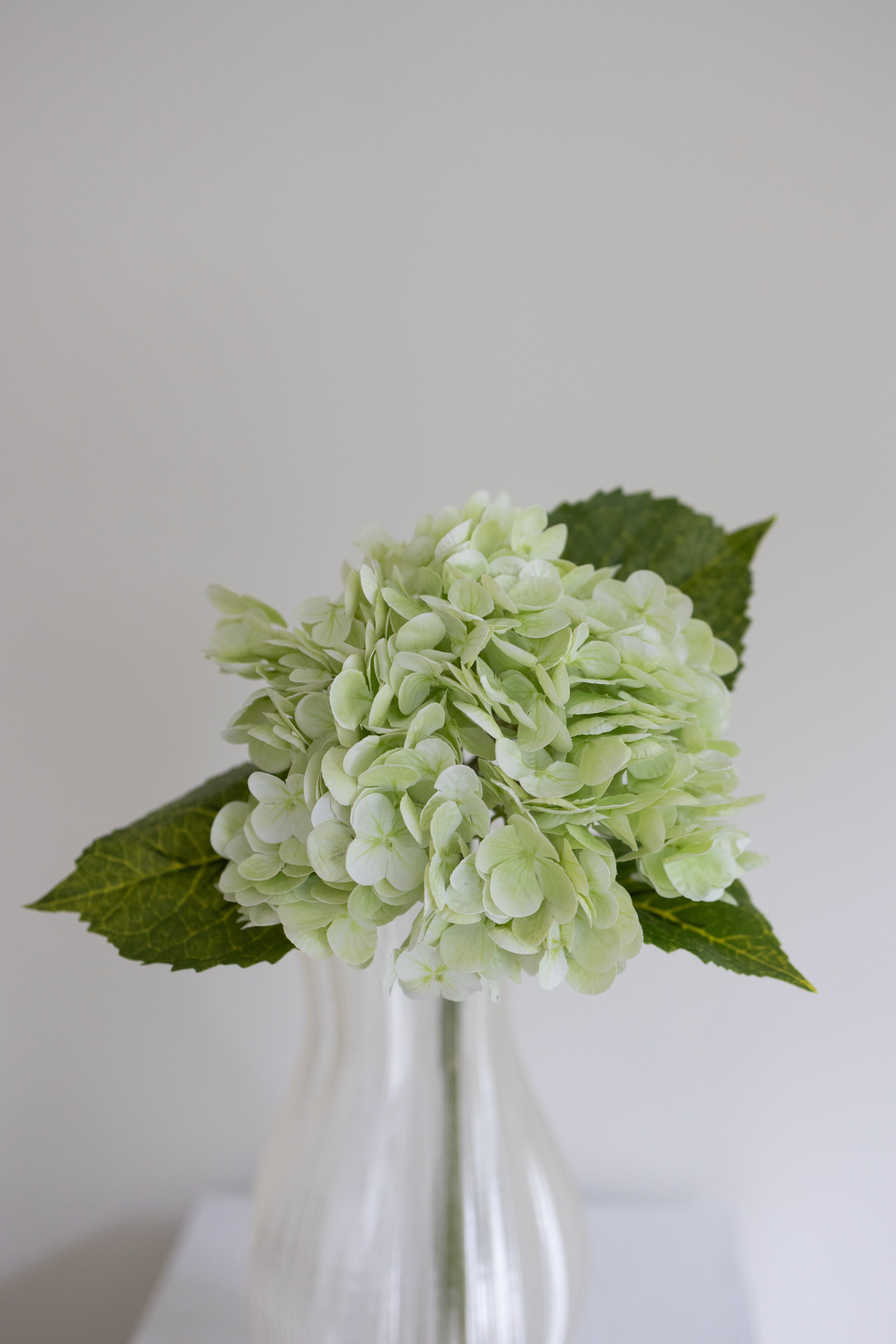 Kunstig hortensia - lysegrøn