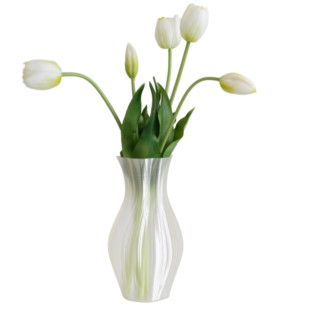 Kunstig Tulipan buket - hvid