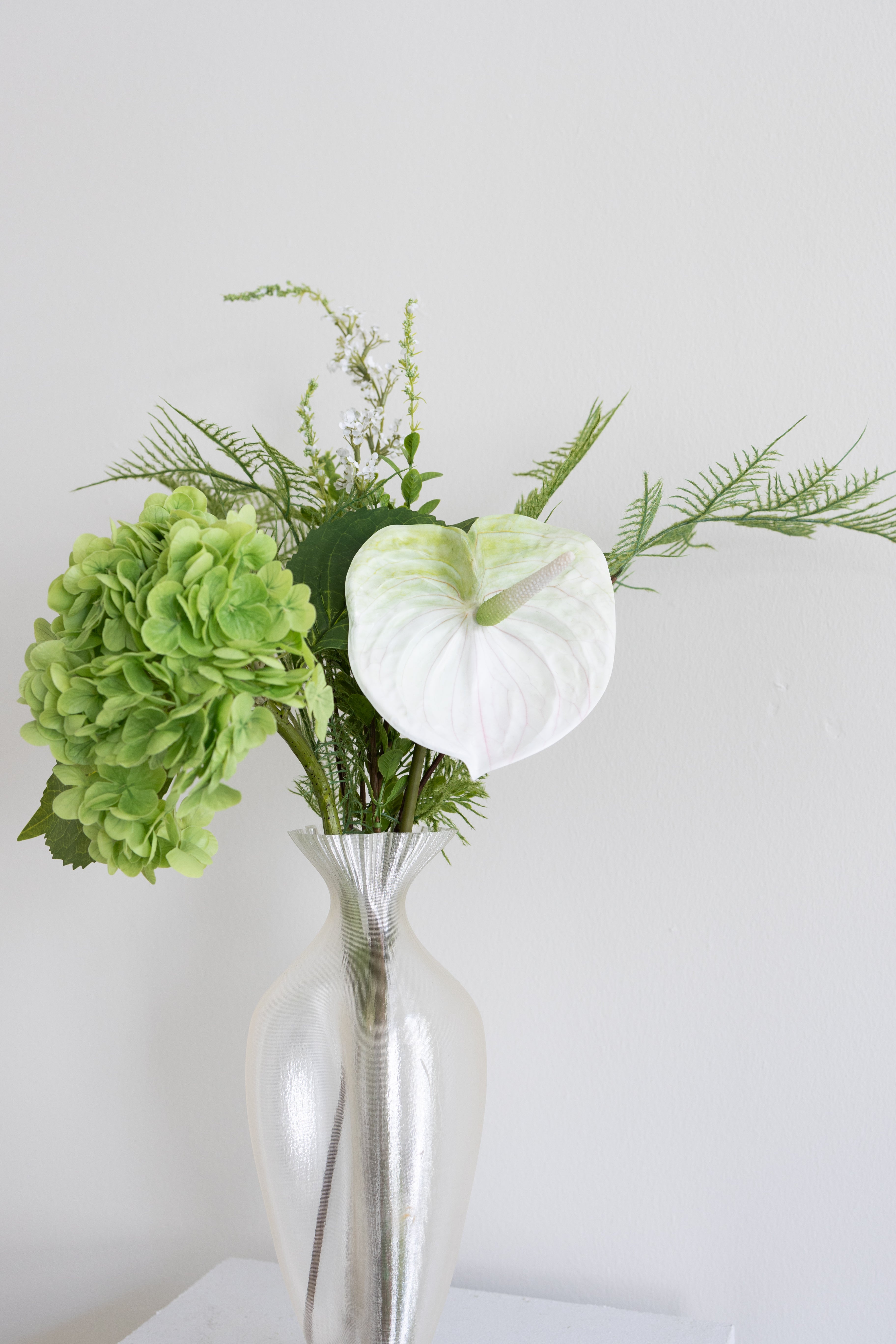 Kunstig Greenery buket - multi