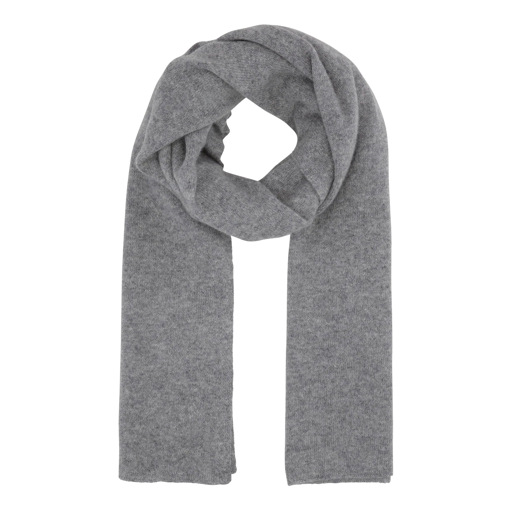 Long Cashmere tørklæde - grå