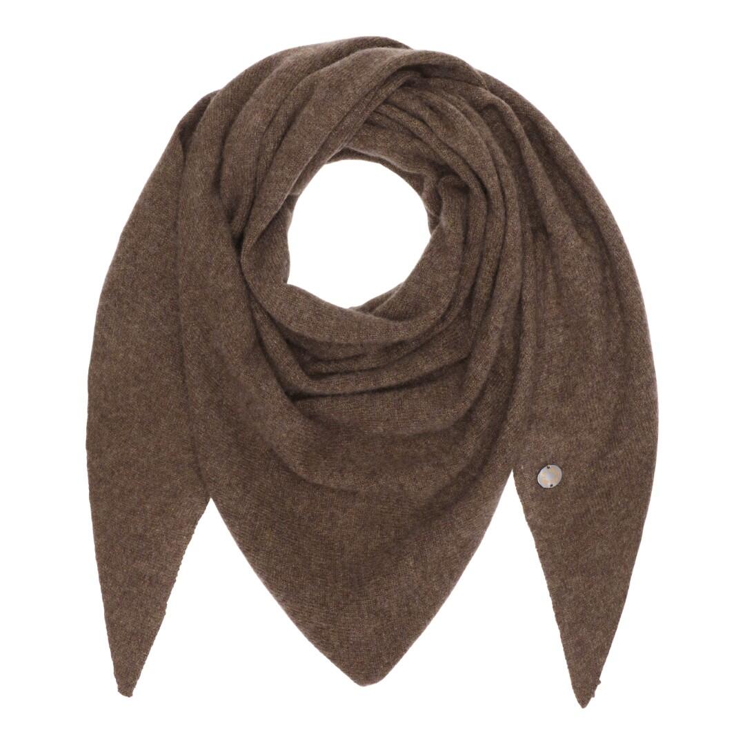 Andrea Triangle Cashmere halstørklæde - Walnut