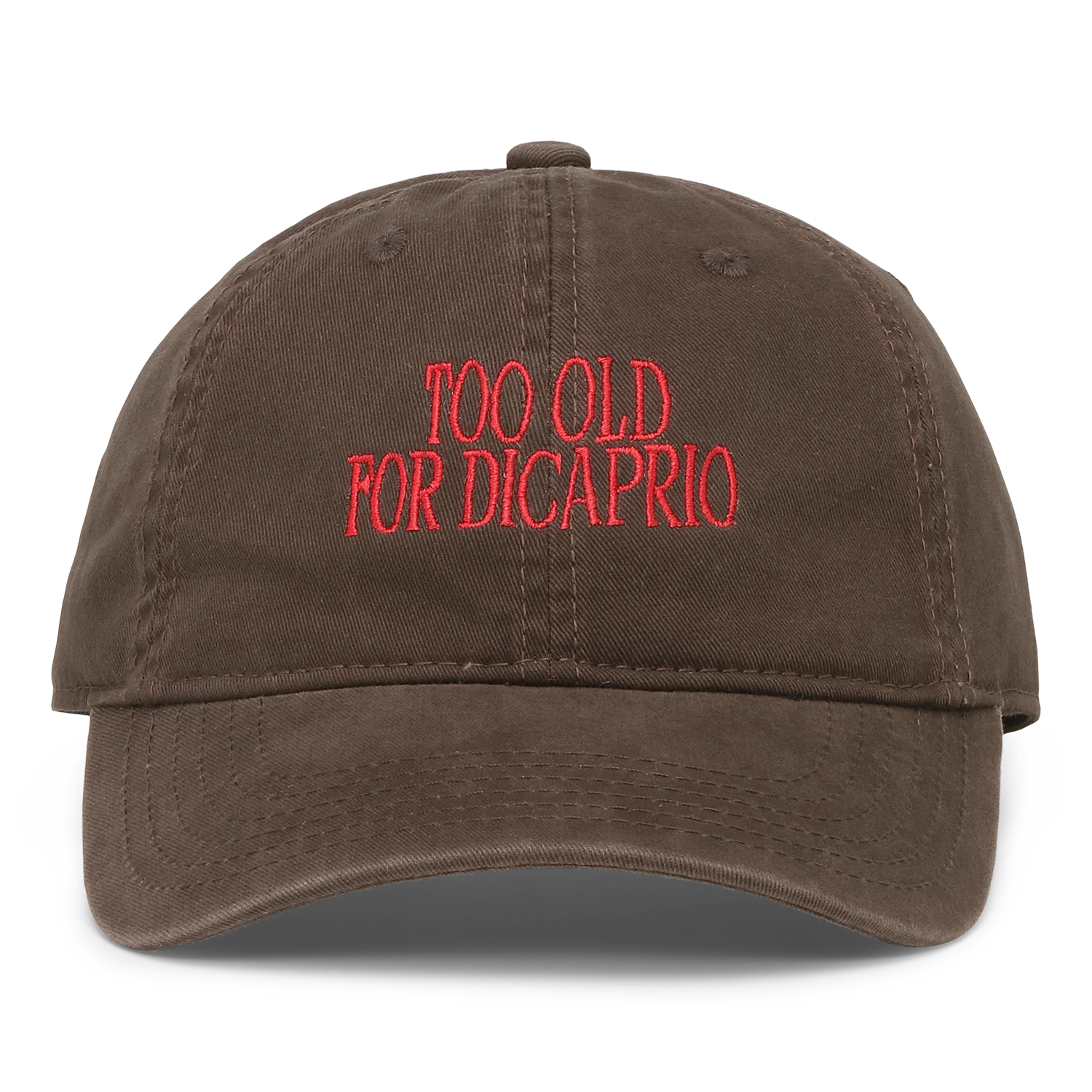 Too Old For Dicaprio kasket - brun