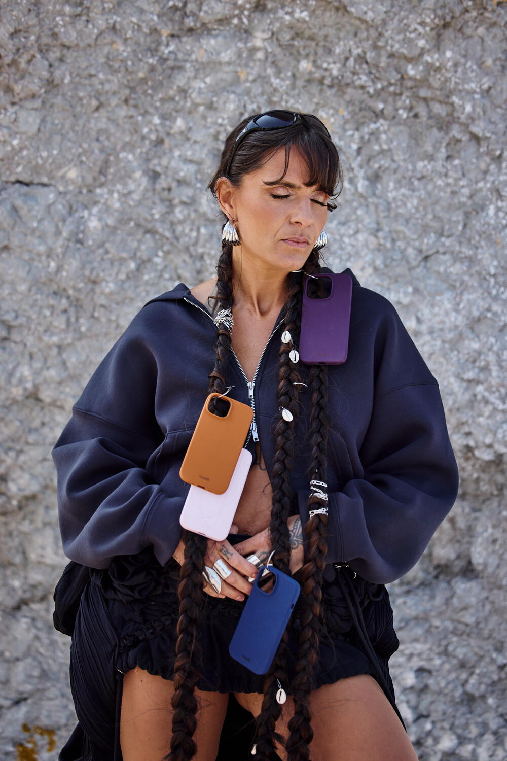 Silicone iPhone cover - Almond brown