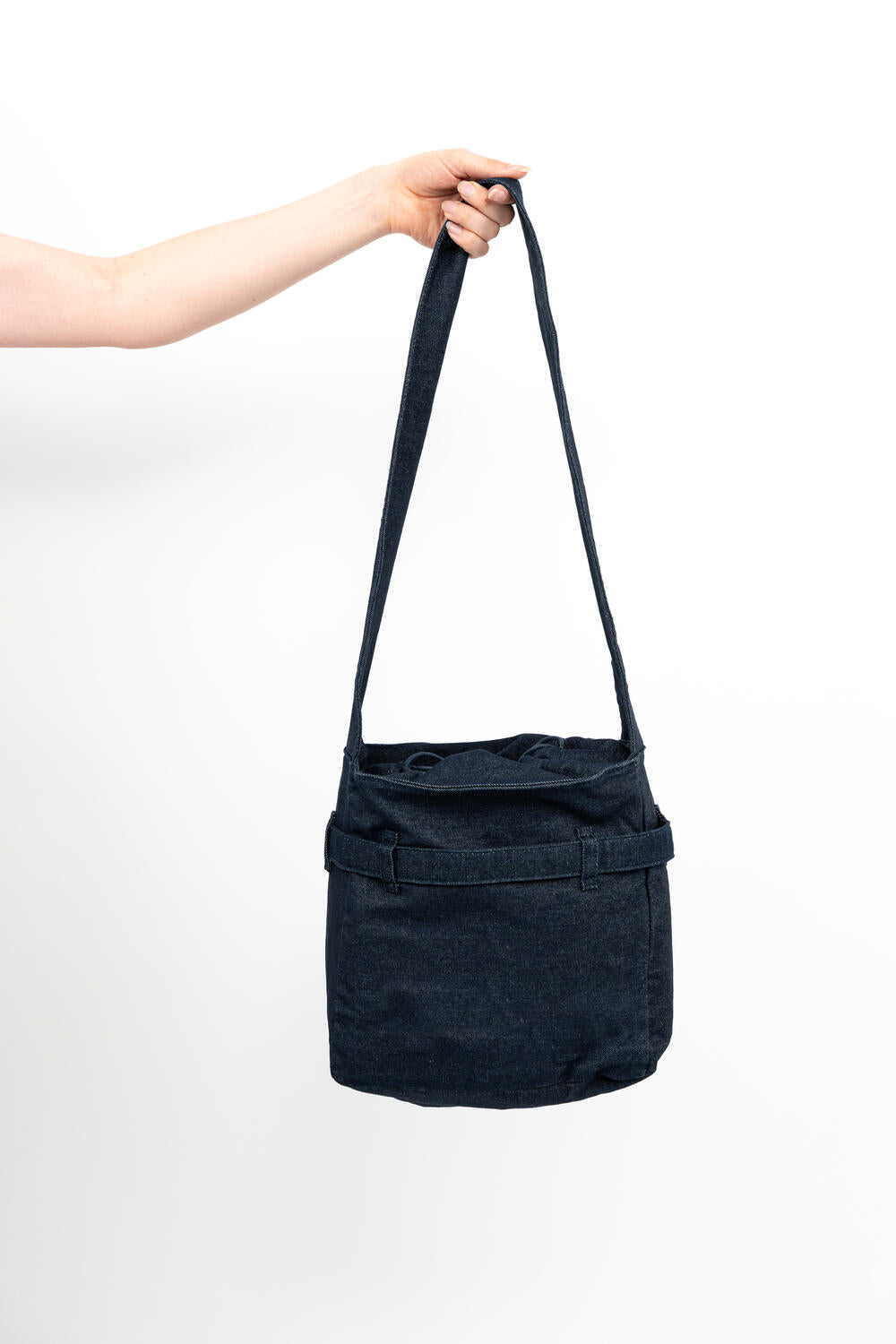 DENIM crossbody taske - blå