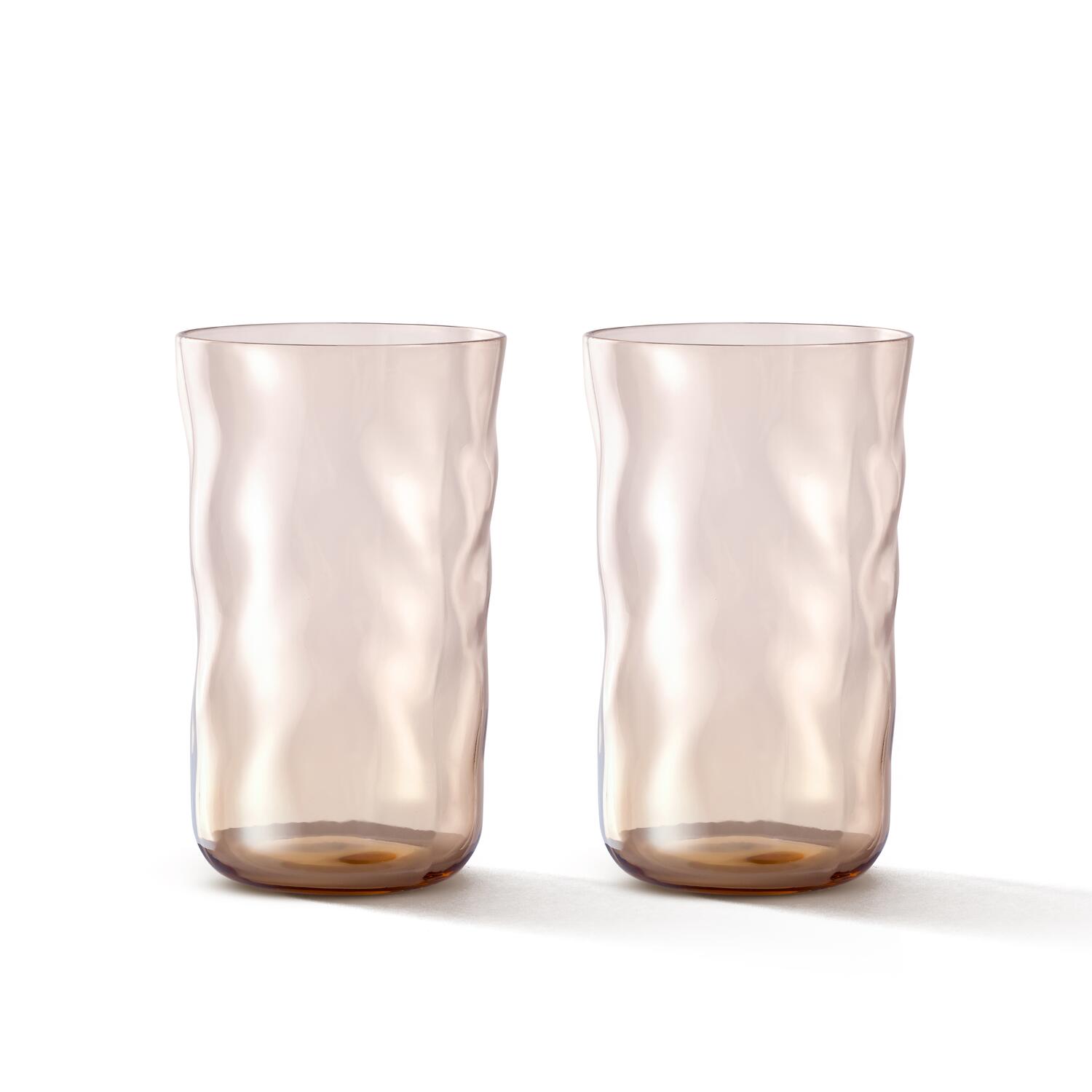 Swirl Longdrinkglas, 2 stk - Glow