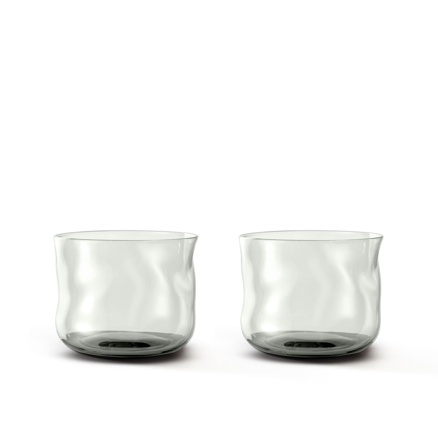Swirl Vandglas, 2 stk. - Mist
