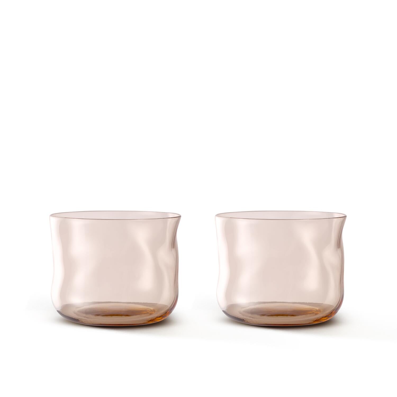 Swirl vandglas, 2 stk. - Glow