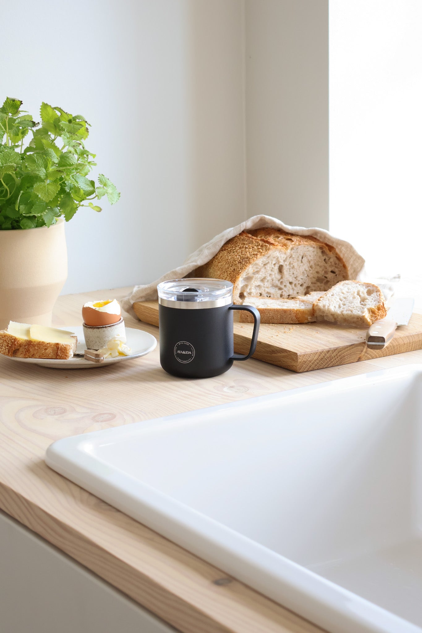 Carry termokop, Matte Black - 300 ml