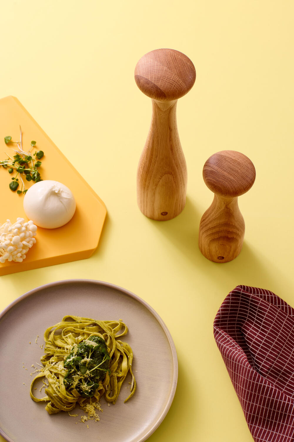 Lyon kværn, natur - H30 cm