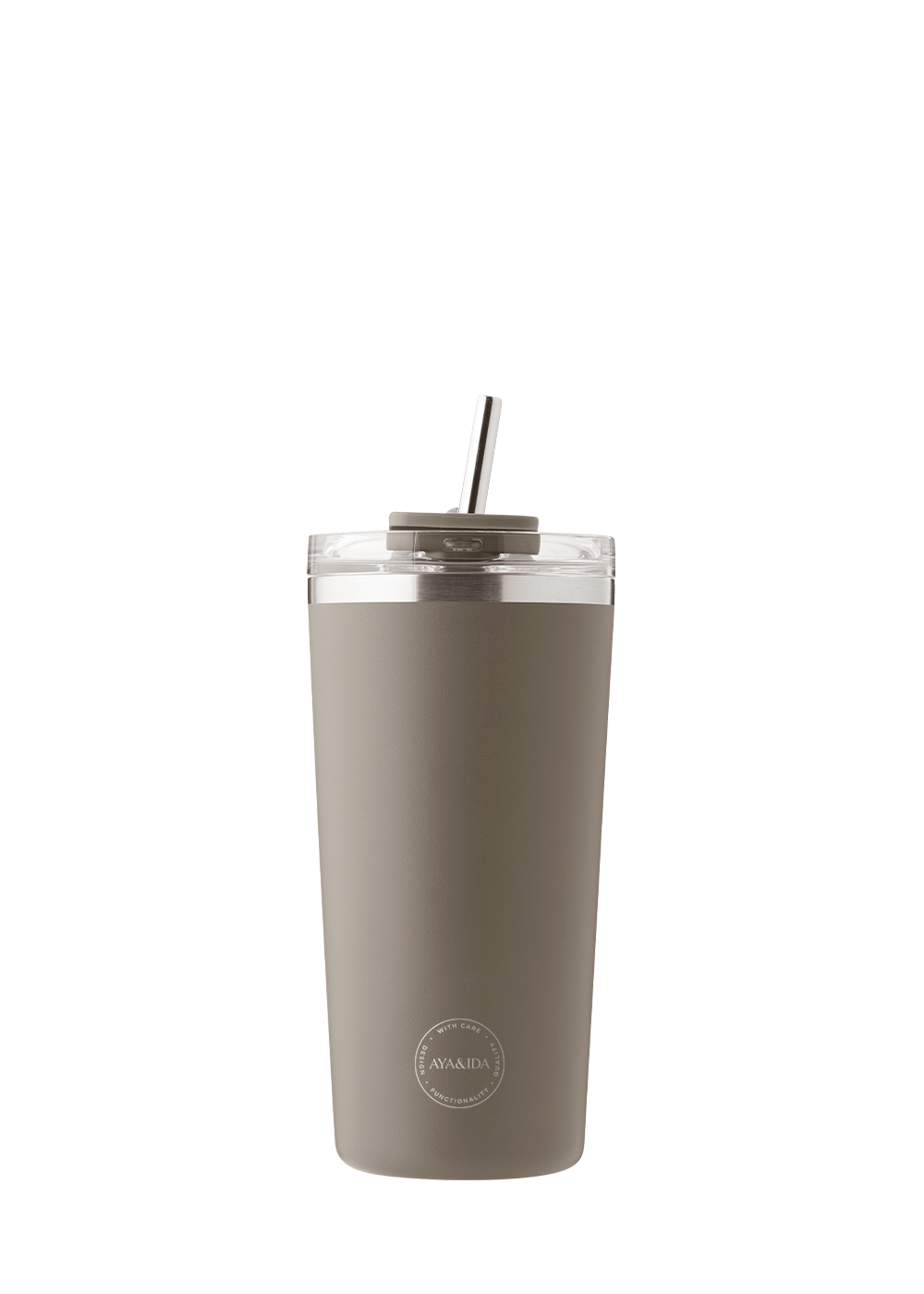 Termokop med sugerør, Driftwood - 600 ml