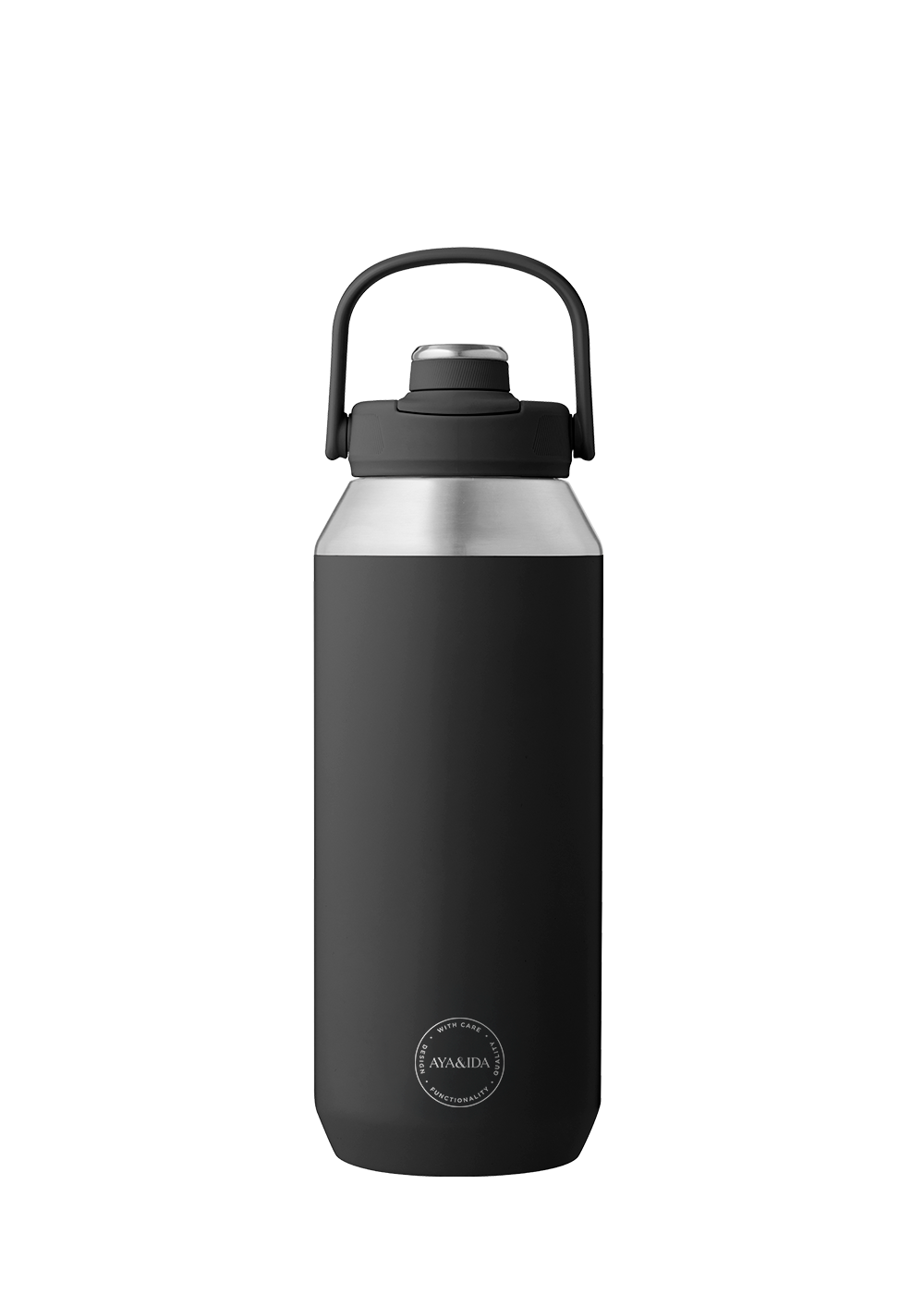 Sports drikkedunk, Matte Black - 950 ml