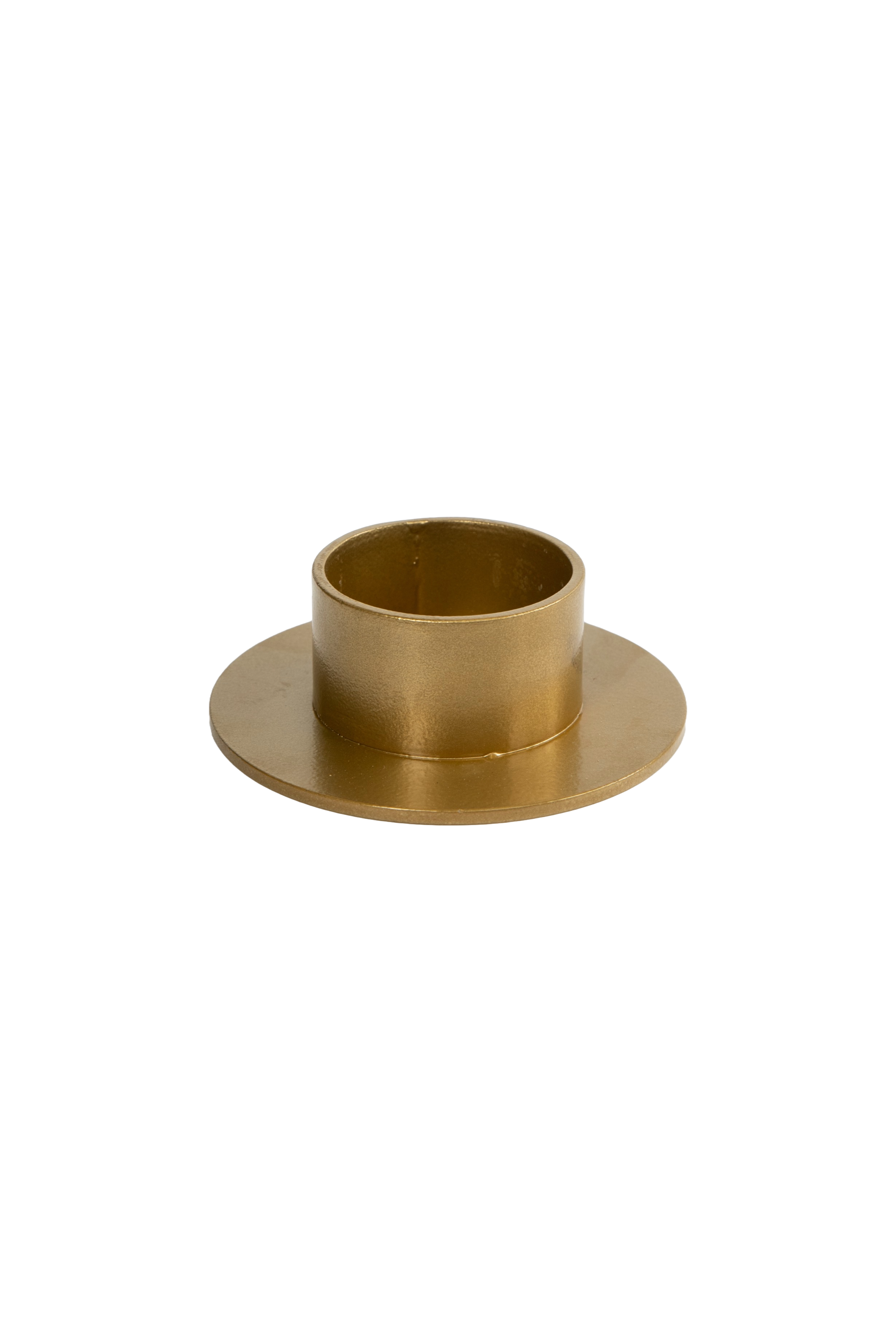 Cirkelstage, guldfarvet - Ø5 cm.
