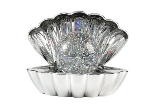 Shell lampe - sølvfarvet