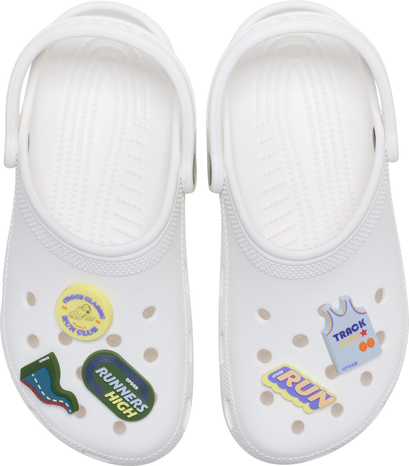 Crocs Charms, Crocs Run Club - 5 stk.