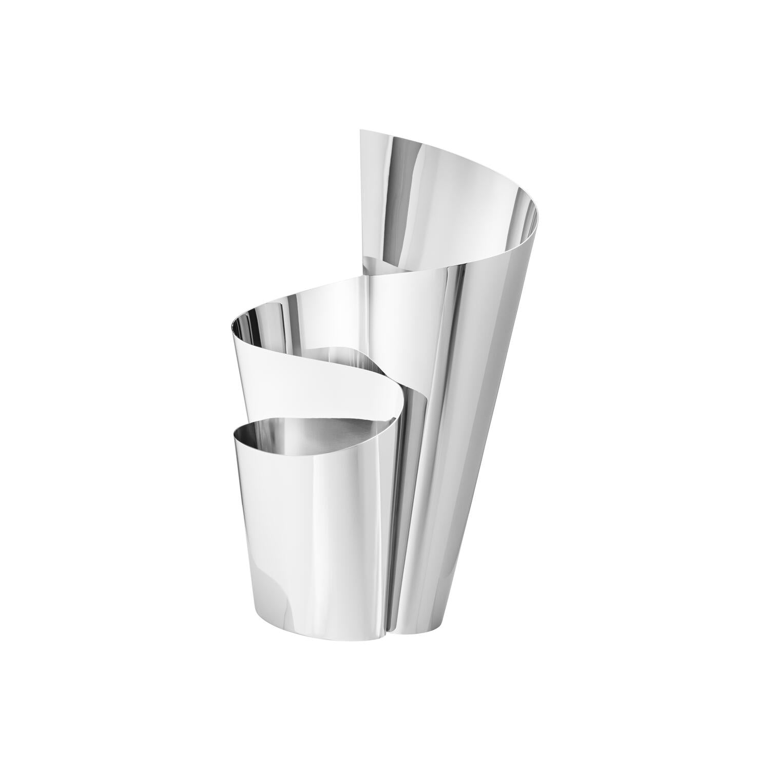Fold vase, mellem - Rustfrit Stål