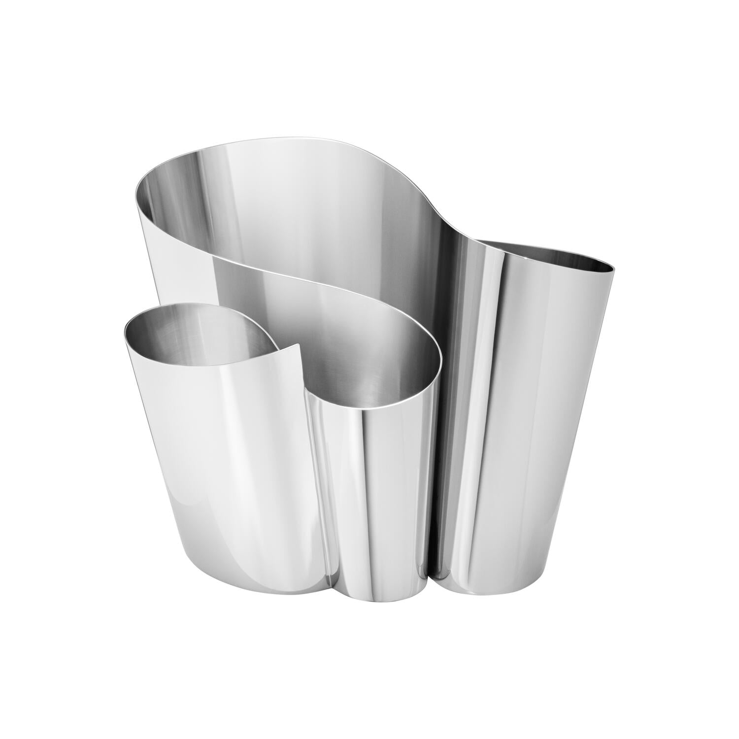 Fold vase, stor - Rustfrit Stål