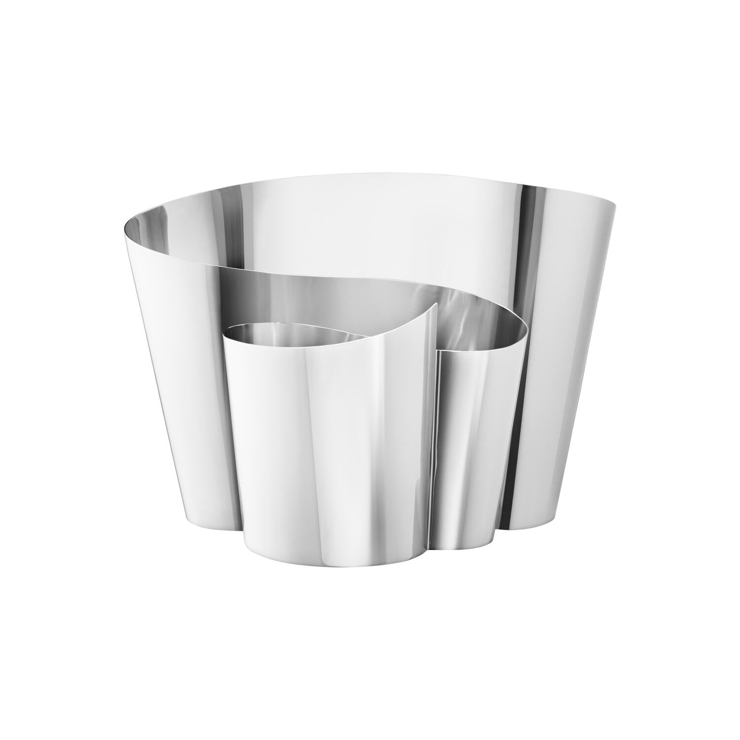 Fold vase, stor - Rustfrit Stål