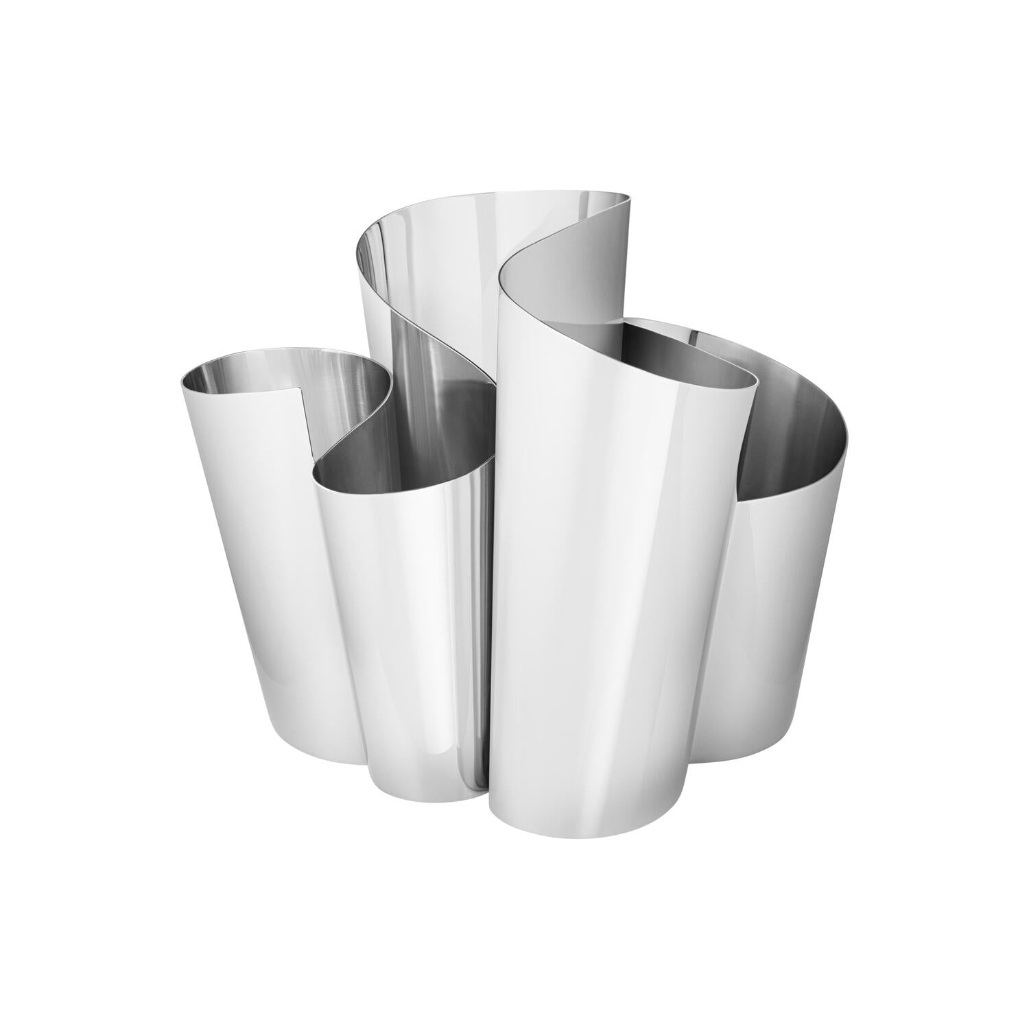 Fold vase, stor - Rustfrit Stål