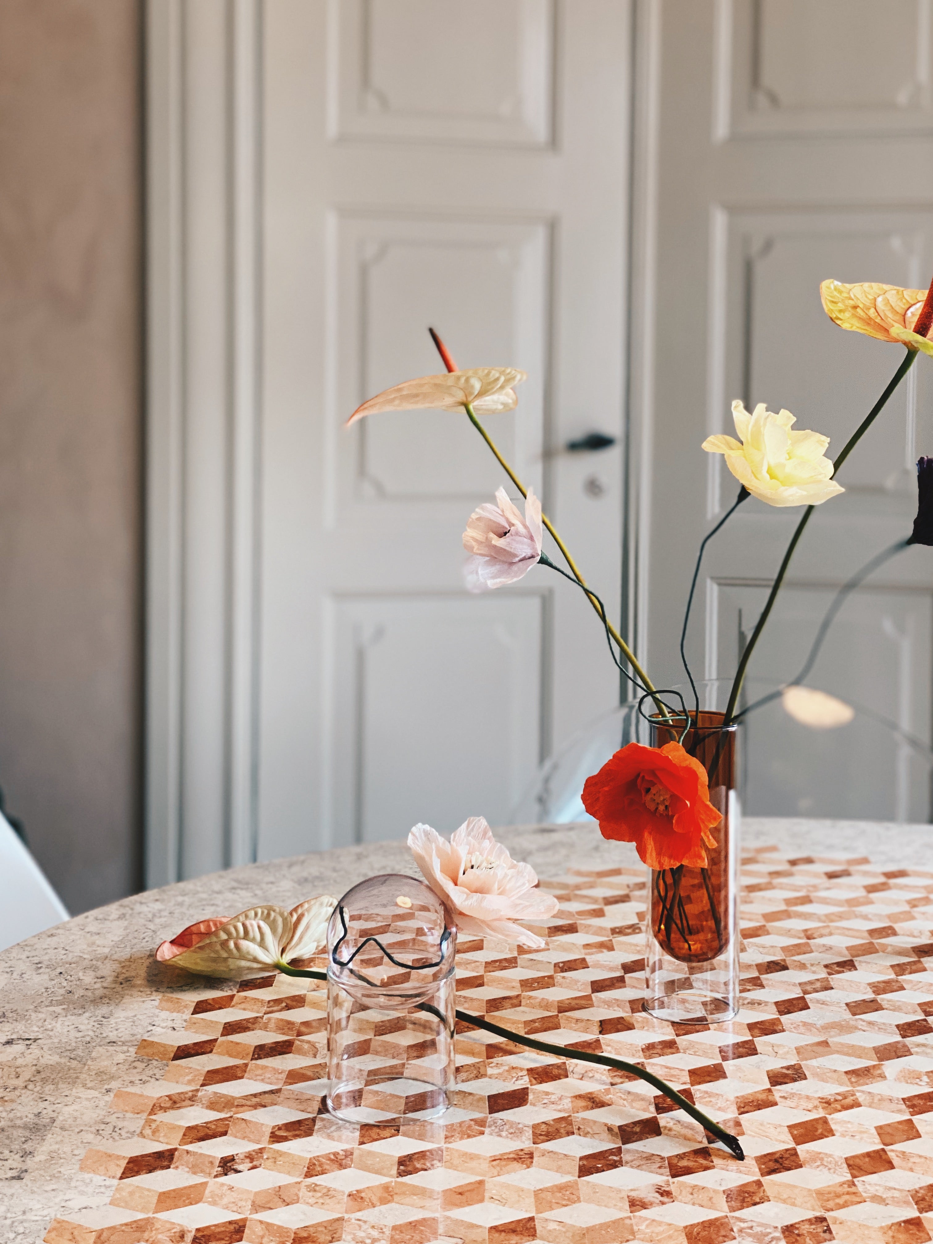 Daisy Papirblomst - Bordeaux