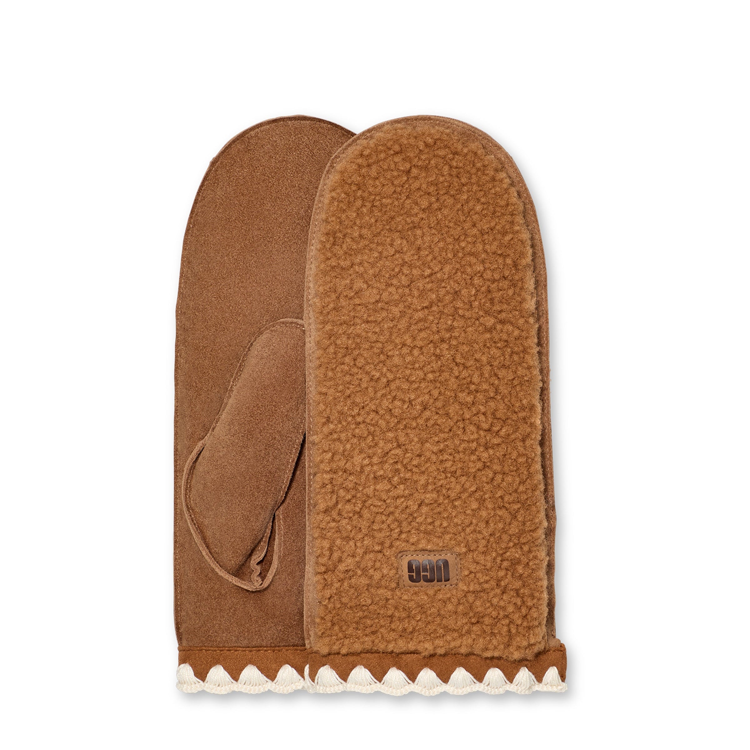 Fluff Scalloped luffer - Chestnut