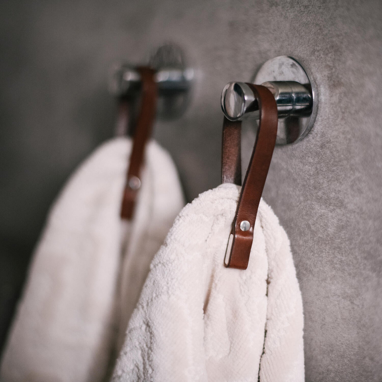 Håndklædeholder, brun -  2 stk.