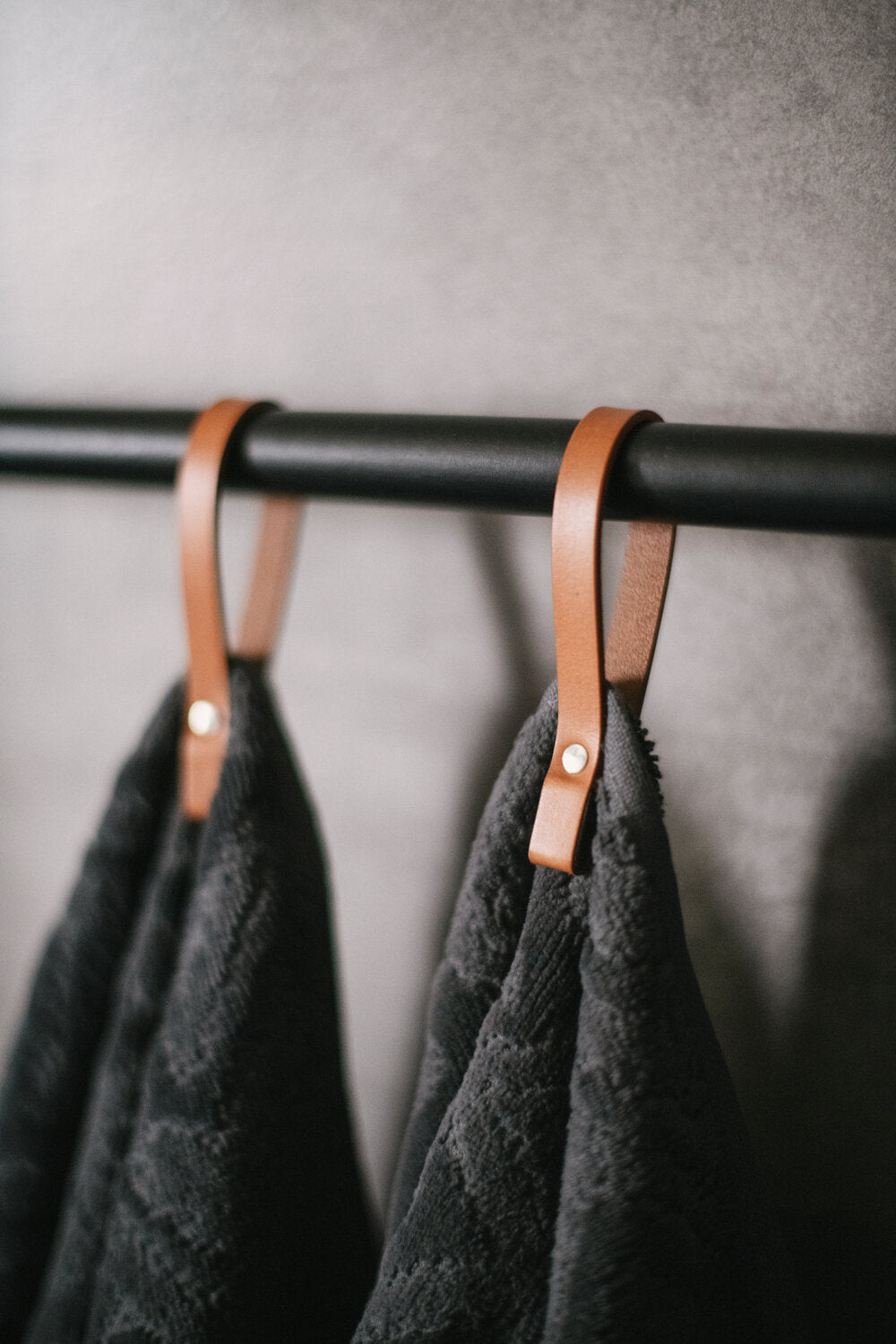 Håndklædeholder, natur - 2 stk.