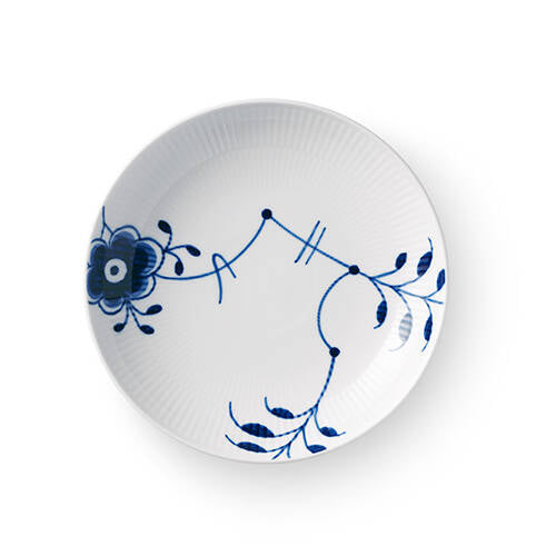 Blå Mega moderne tallerken - 20 cm.