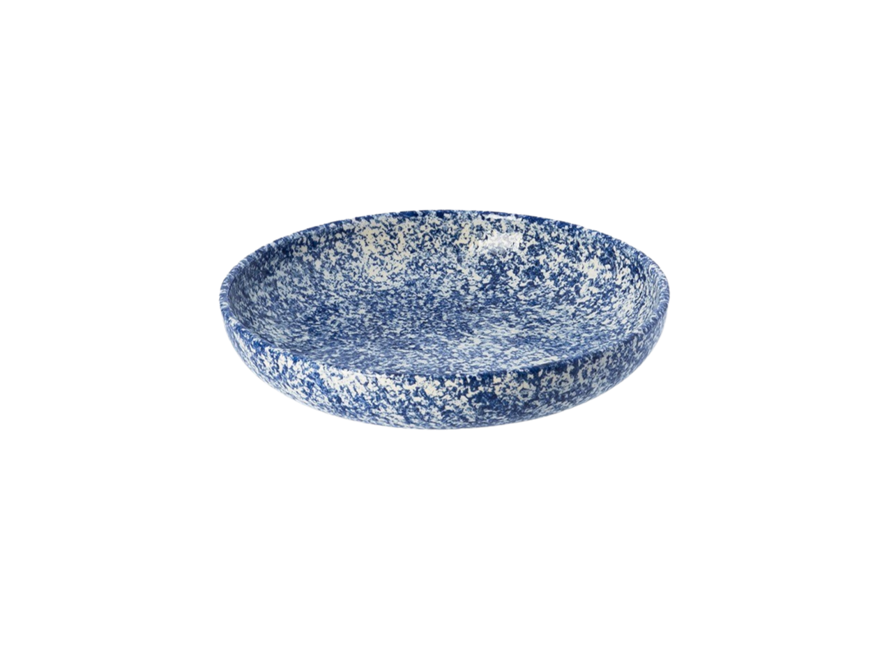 Granite Shallow Individual skål, blå - Ø16 cm.