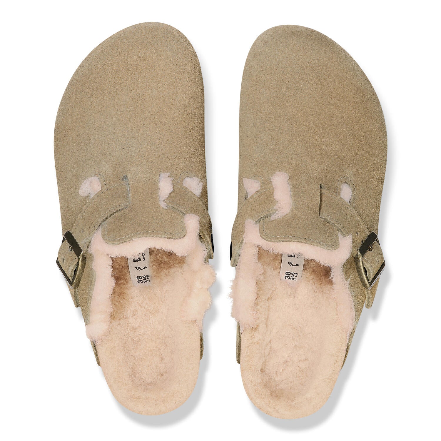 Boston Shearling ruskind clogs - Taupe