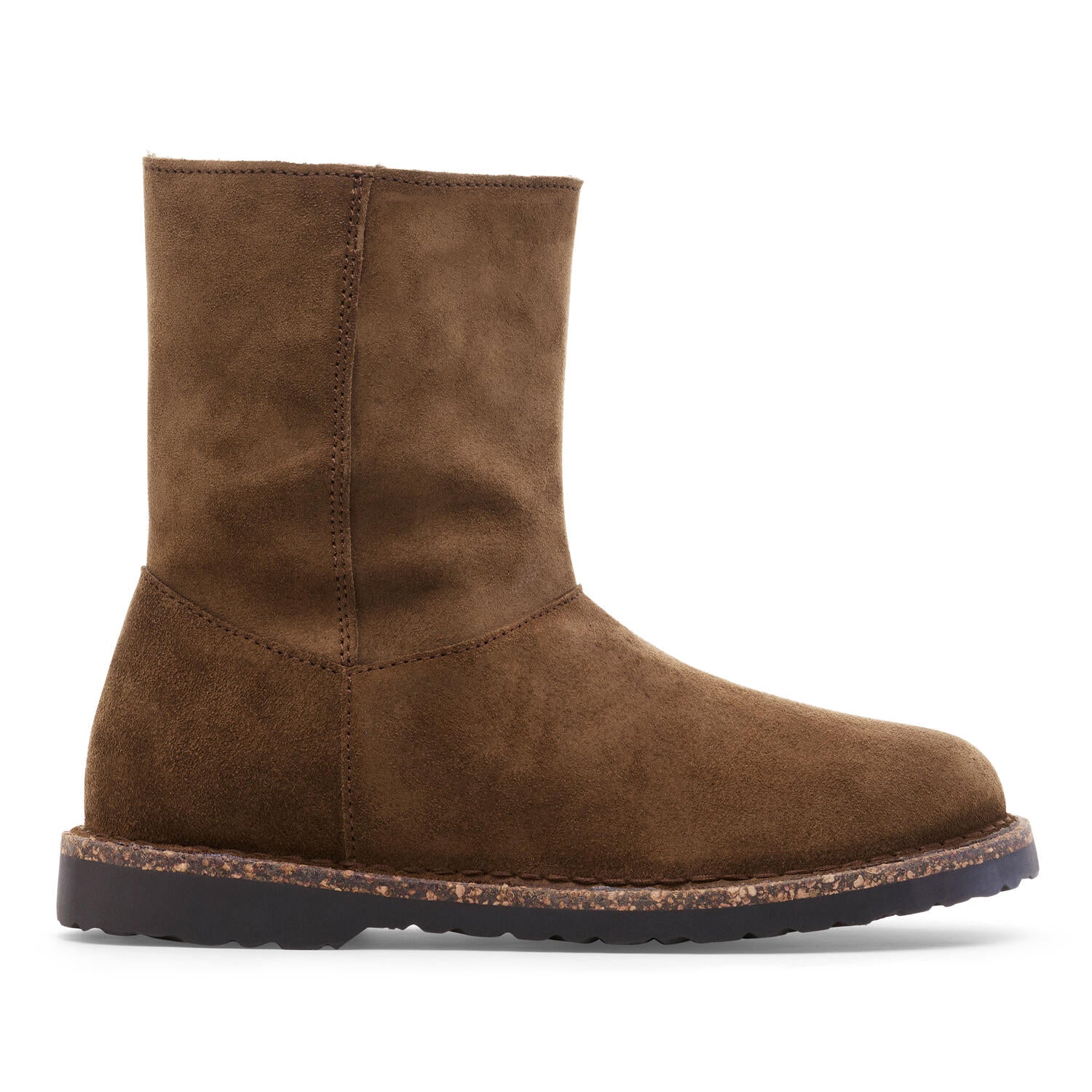 Uppsala Zip Shearling støvle - Dark Tea