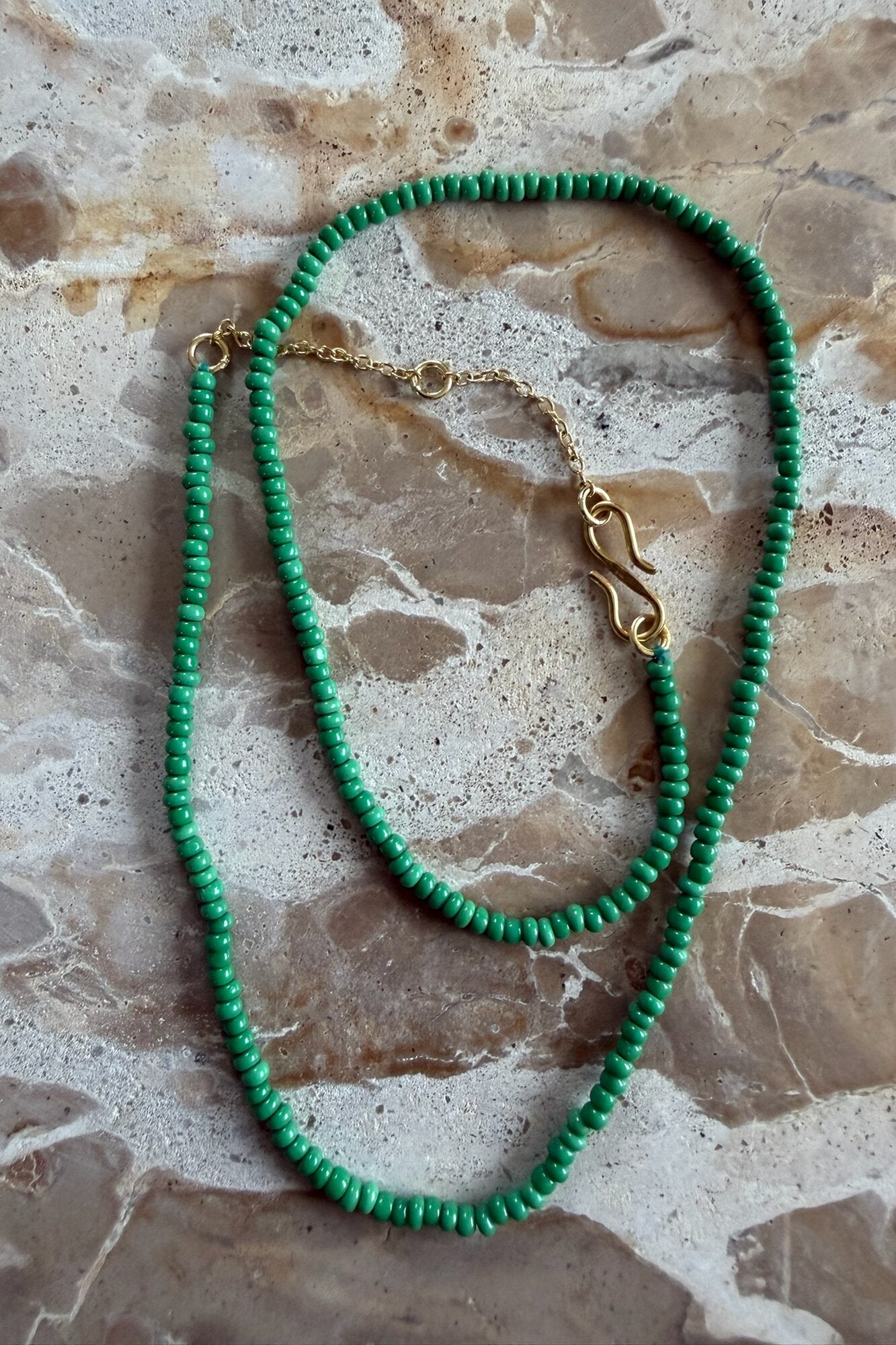 Kala perlehalskæde - Green