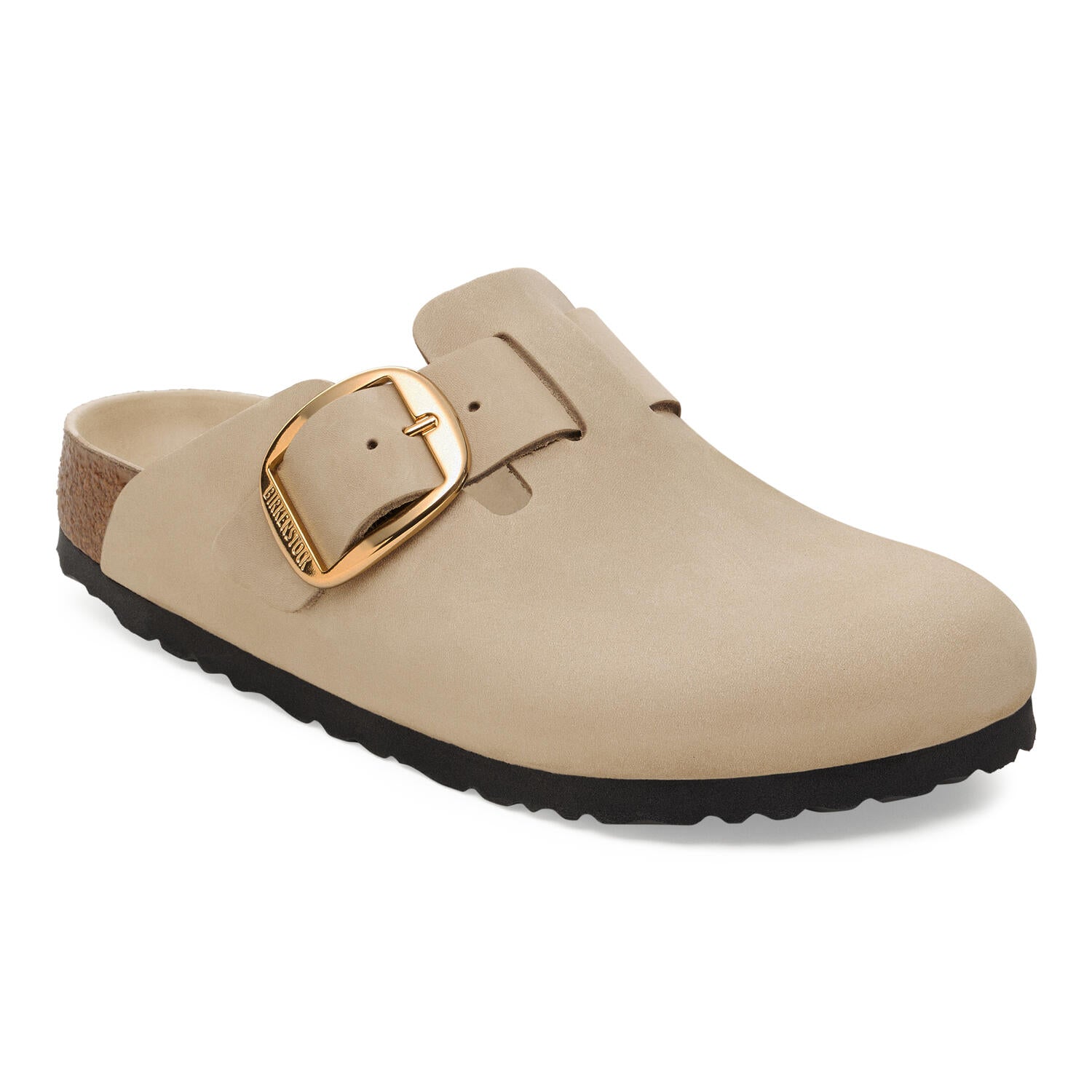 Boston Big Buckle clogs - Tabacco Brown