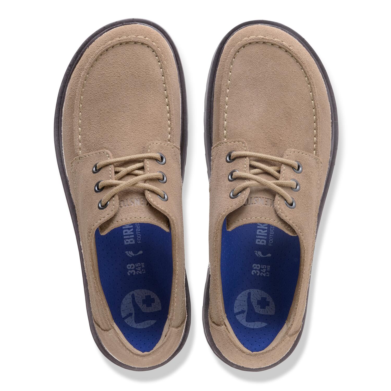 Highwood Moc Lace Low sko - Gray Taupe