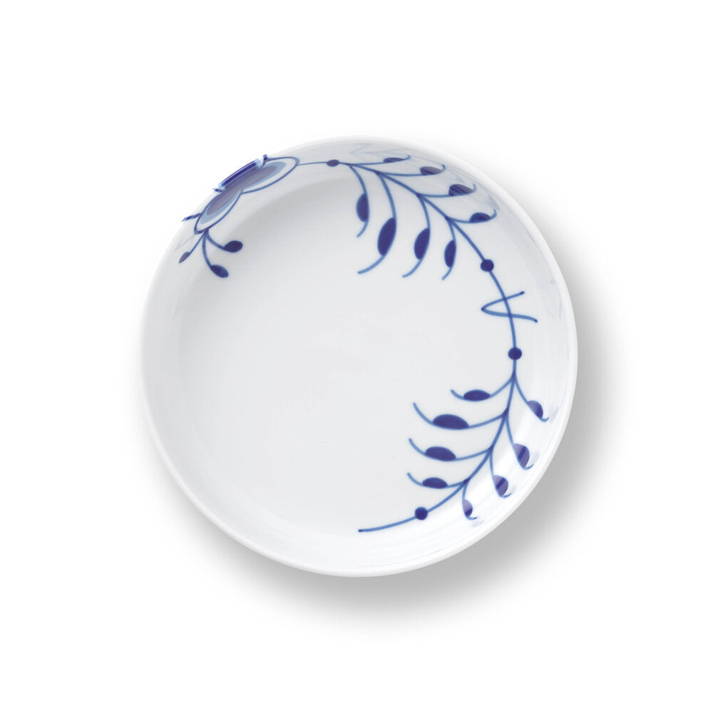 Blå Mega Riflet rundt ovnfastfad - Ø18,5 cm.