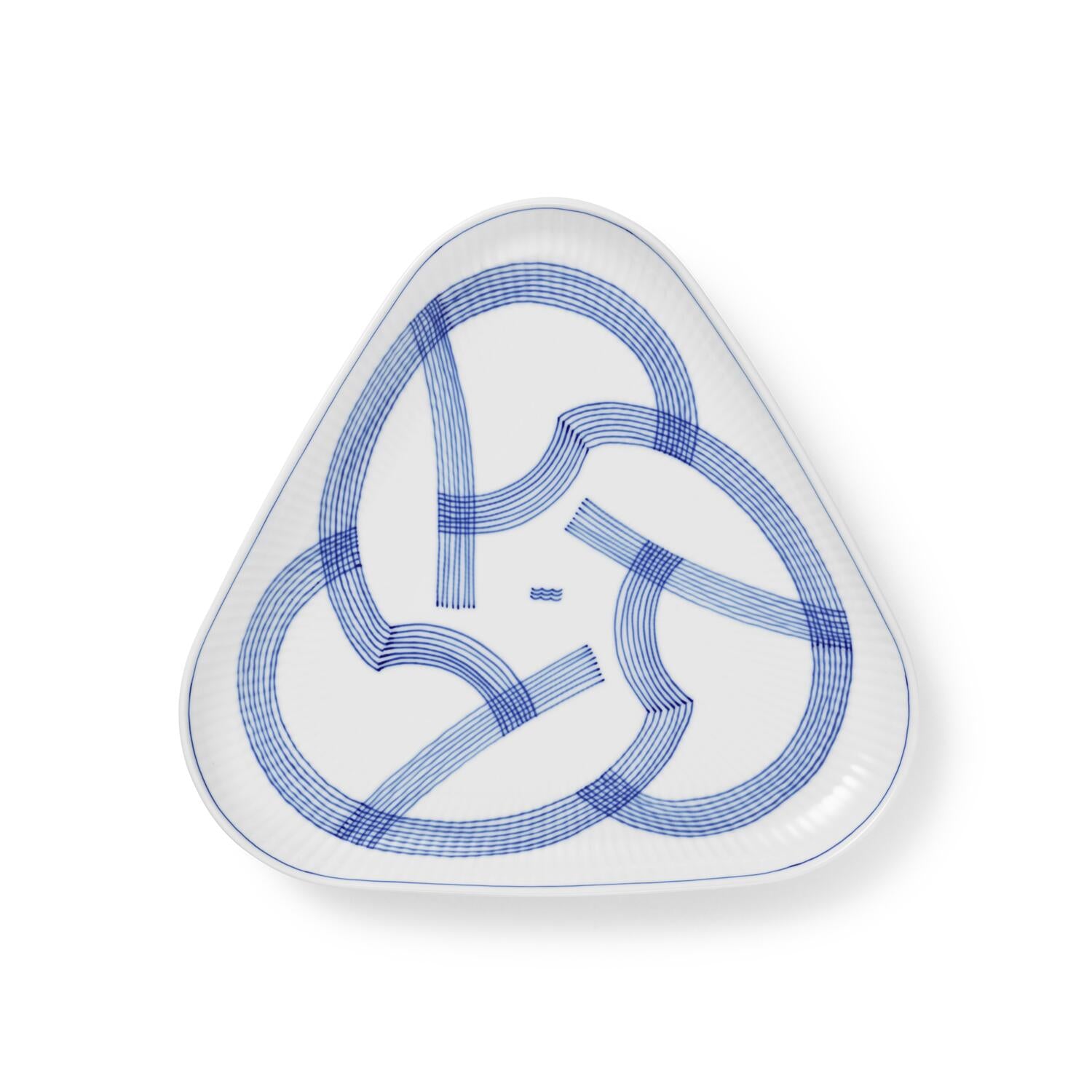 Motif trekantet fad - 23 cm