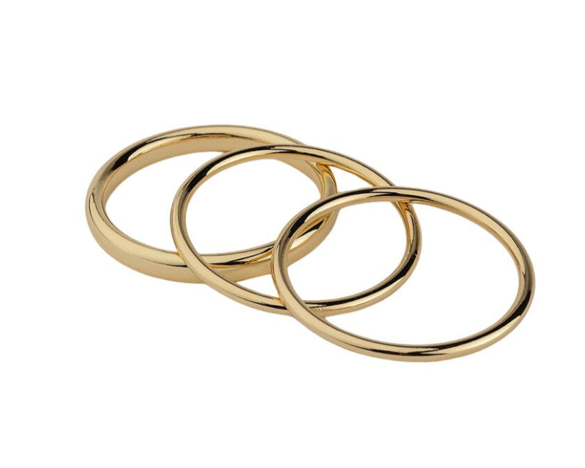 Bangle sæt - guldfarvet