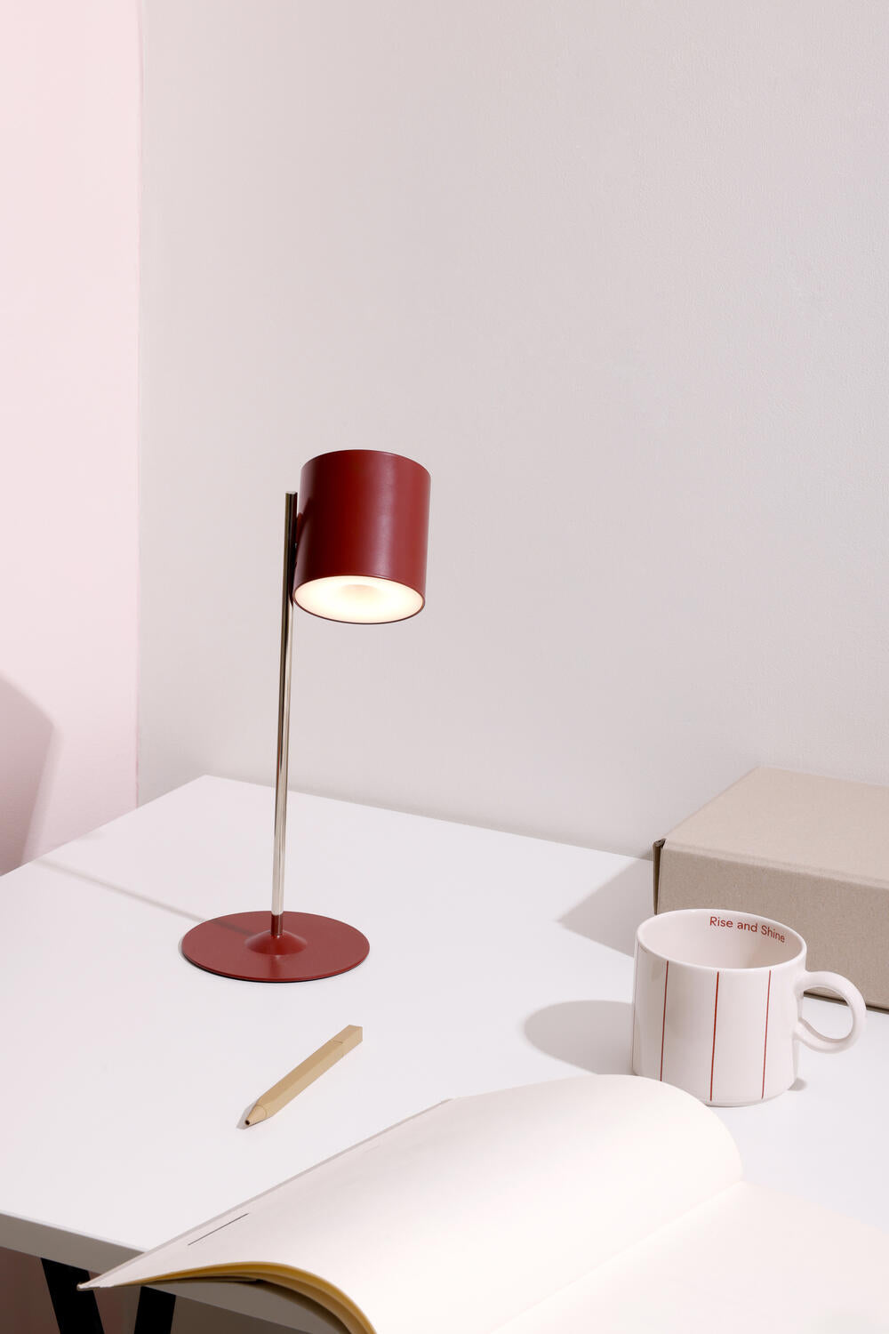 FLYT Portable Lampe - Burgundy
