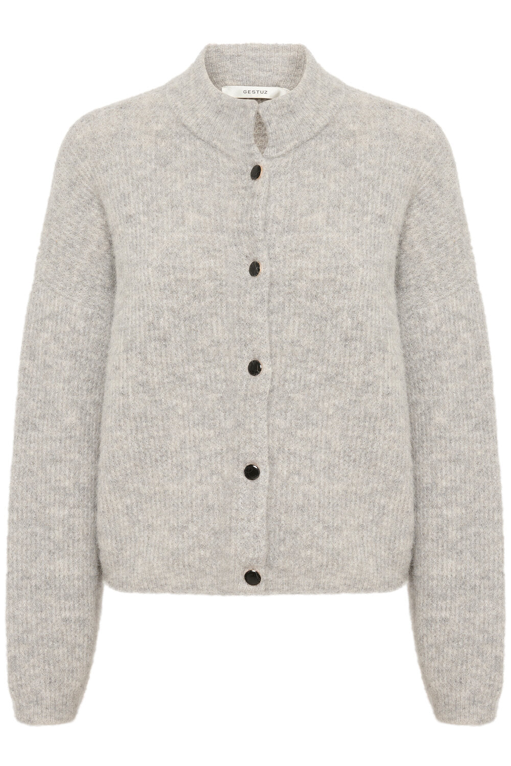 AlphaGZ uldcardigan - Light Grey Melange
