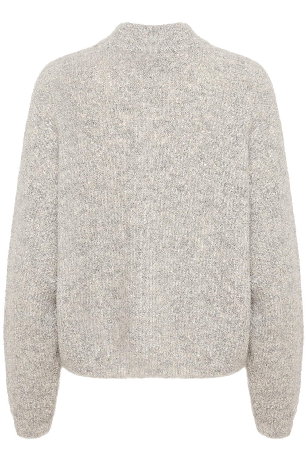 AlphaGZ uldcardigan - Light Grey Melange