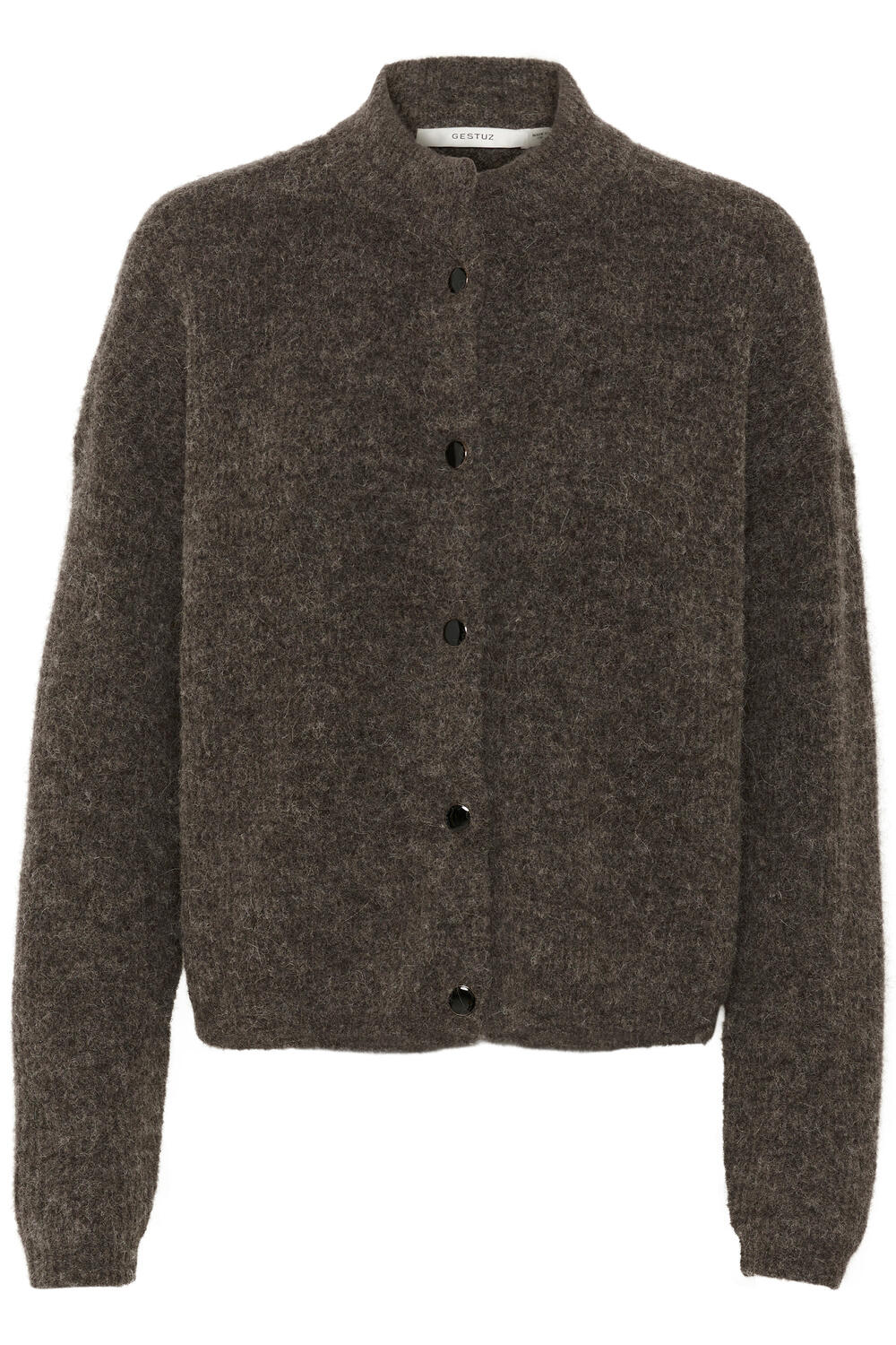 AlphaGZ uldcardigan - Chestnut Melange